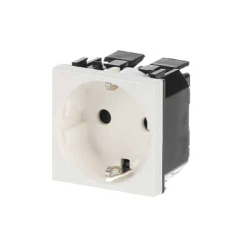 Picture of Pistikupesa mk-ga, lastek. 16A 250V, vedruklemmidega, Zenit, valge 