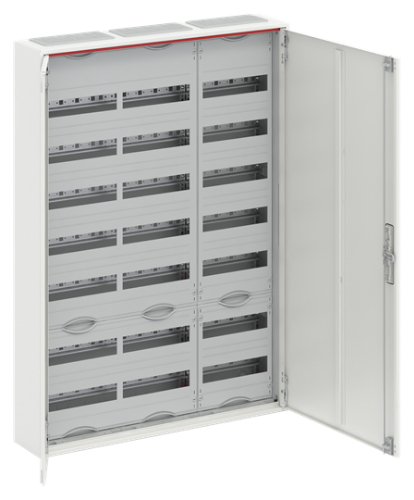 Picture of Moodulkilp CA37V, pinnapealne, 252m(3x7x12), IP44, valge, N/PE komplektis, 1100x800x160mm, ABB 