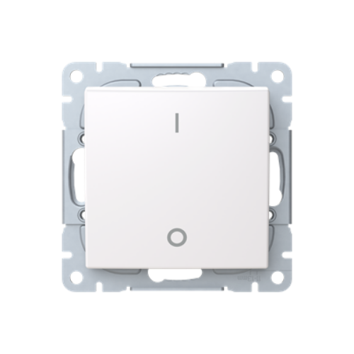 Picture of Lüliti 1-ne kahepooluseline 2 lisaklemmiga, valge, süv.  SAGA 