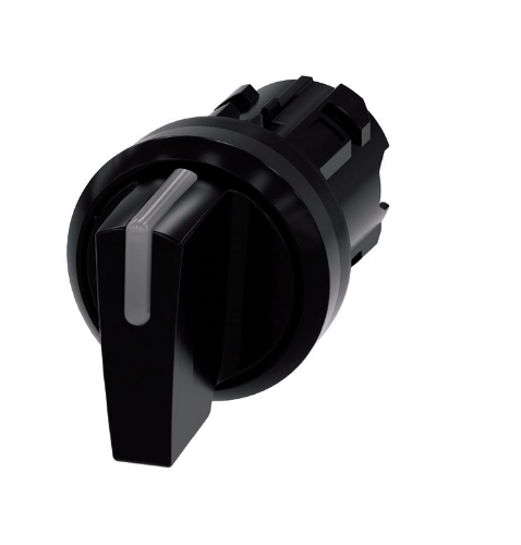 Picture of Selektorlüliti illum. 3SU, 1-0-2, MUST, IP67, ilma adapterita, Siemens 