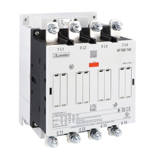 Picture of Kontaktor BF160, 4P, 160A/75KW, AC3, 100-250VAC/DC, Lovato 