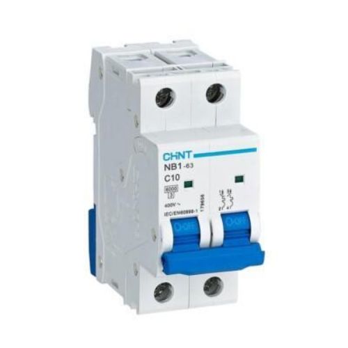 Picture of Moodulkaitselüliti NB1, 2P, 10A, C, 6kA, Chint 