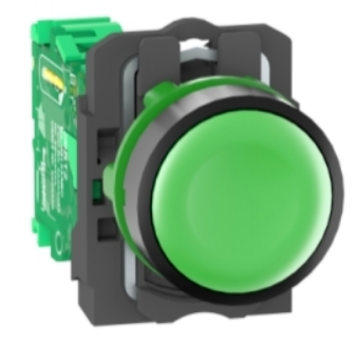 Picture of Juhtmevaba surunupp XB5, roheline, Schneider 