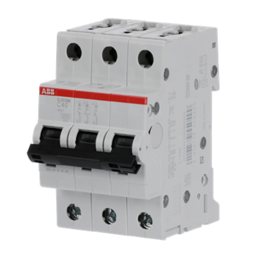 Picture of Moodulkaitselüliti S200M, 3P, 40A, C, 10kA, ABB 