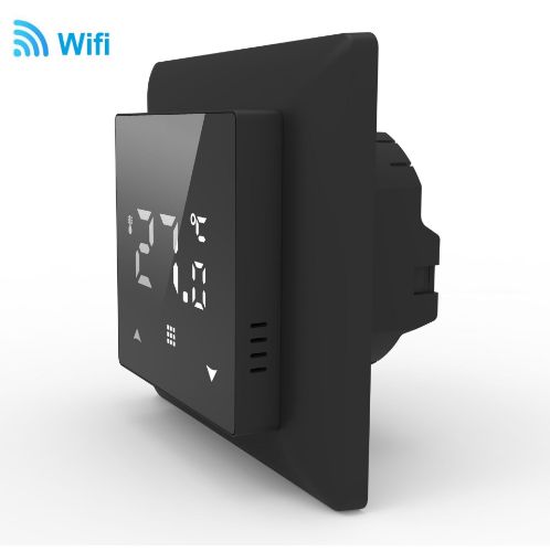 Picture of Termostaat Smart HL-12, WIFI, 16A, 230V 1...50C põrand/õhk, IP20, must 