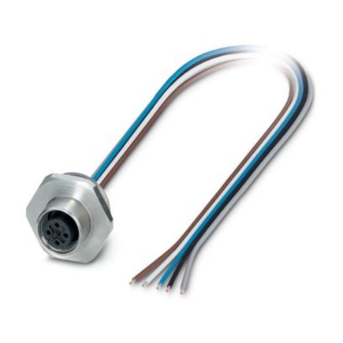 Picture of Seadme pesa, 4-pos, M12, A-coded, eesmise kinnitusega, M20, kaabli pikkus 0.5m, Phoenix 