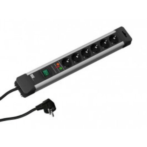 Picture of Pikendusjuhe CONNECTUS 6xSchuco must, liigpingepiirik, 2m, BACHMANN 