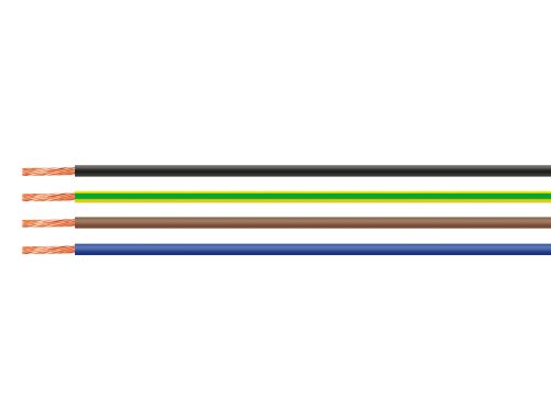 Picture of Wire H05V-K 0.75mm2 white, 300/500V 70C K100