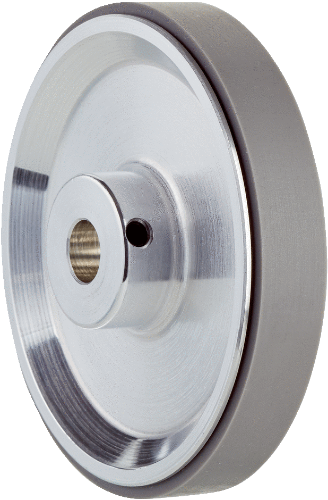 Picture of Alumiiniumist mõõteratas sileda polüuretaan kattega, enkoodritele, 10mm võllile, Ø200mm, SICK 