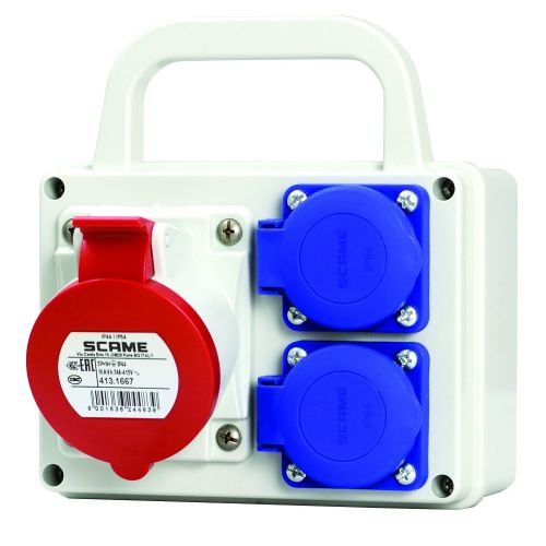 Picture of Vooluvõtukeskus 1x16A 5p 2x230V IP54, SCAME 