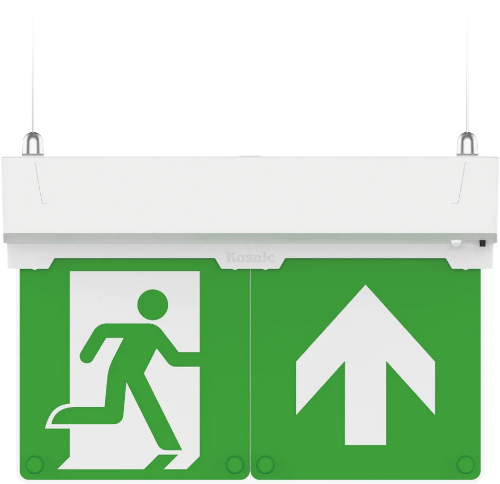 Picture of Turvavalgusti Doxa 2 3h MT Püsi/Oote Piktodega IP20 264x172mm Valge Kosnic