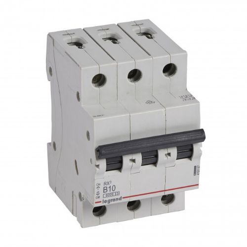 Picture of Moodulkaitselüliti RX3, 3P, 10A, B, 6kA, Legrand 