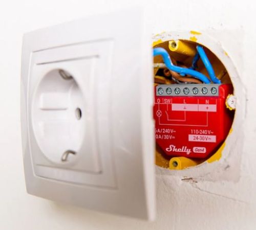 Picture of Shelly 1PM Gen4, Wi-Fi 2.4 GHz, BT, Zigbee, relee 16A NO, Shelly 