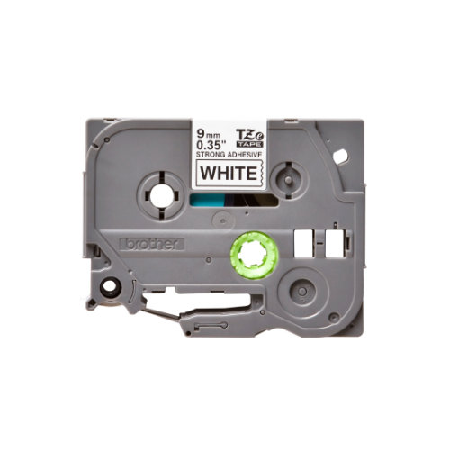 Picture of Kleepkirjalint 9mm must/valgel, tugeva liimiga, Brother analoog   