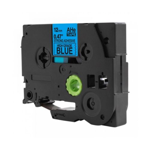 Picture of Kleepkirjalint 12mm must/sinisel, tugeva liimiga, Brother analoog   