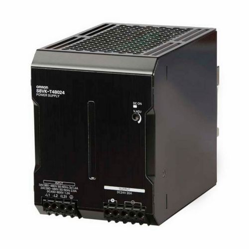 Picture of Toiteplokk S8VK-T, 2F ja 3F, 24VDC 20A 480W, 380-480VAC/450-600VDC, Omron 