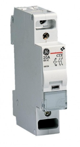 Picture of Moodulkontaktor 20A,1NO+1NC,24V AC, 1 moodul, GE  