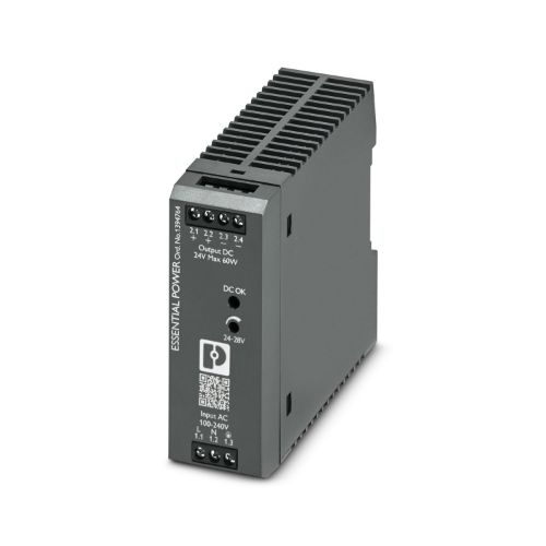 Picture of Toiteplokk ESSENTIAL POWER, 24VDC 2.5A 60W, 100-240VAC, Phoenix 