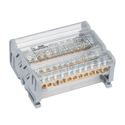 Picture of Voolujaotusplokk Moblock, 4P, 125A-11 2x35+2x25+7x6mm², Morek 