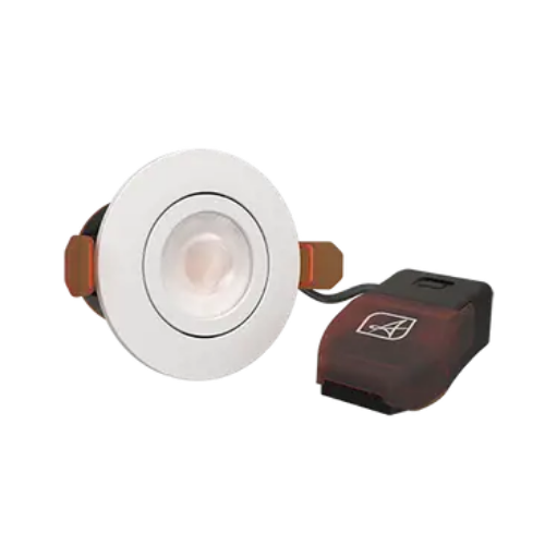 Picture of Tulekindel Allvalgusti Süv. Prism Pro 5-7W/827-65 530-690lm 55D Suunatav IP65 Ava 72mm Valge Ansell