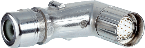 Picture of Anduripesa M23 12-pin, 90°, A-coded, kruviklemm, SICK 