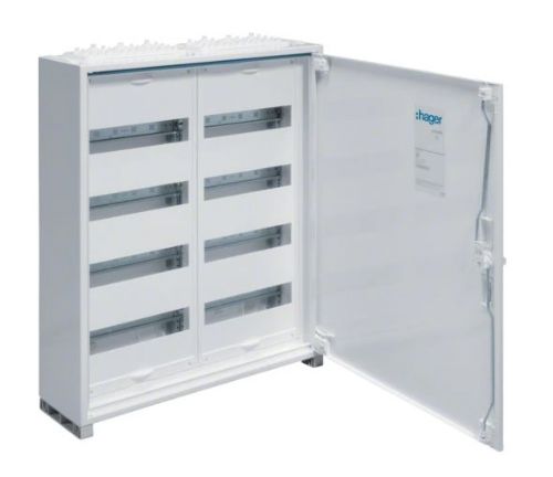 Picture of Moodulkilp FWB, pinnapealne, 96m(2x4x12), IP44, valge, N/PE komplektis, 650x550x160mm, Hager 