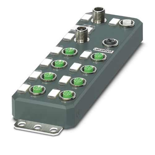 Picture of Axioline E, Digital input device, PROFIBUS DP, M12 connector, Digital inputs: 16, 24 VDC, Phoenix