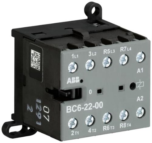 Picture of Minikontaktor BC6 4P (2NO+2NC), 9A, 4kW AC-3, 110-125VDC, ABB 