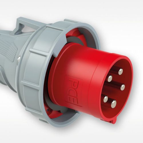 Изображение Pistik 125A 5P 6H 400VAC IP67, CEE, PCE 