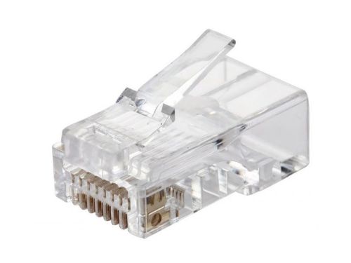 Изображение Modulaarpistik arvutikaablile (sisekaabel, AWG24), Cat6/RJ45/UTP (10tk) Eurolan 