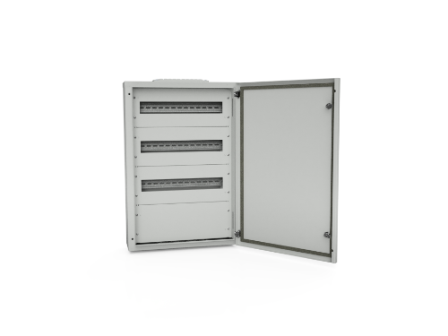 Изображение Moodulkilp REJ, pinnapealne, 54m(3x18), IP44, hall, läbiviikudega, 640x440x145, Raasiku Elekter 