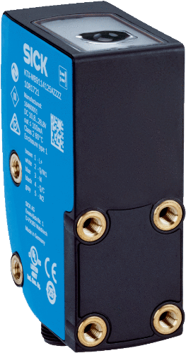 Изображение Kontrastiandur KTX, 470nm, 525nm, 625nm, PNP, Light/Dark, IP67, M12 5-pin pistik,  SICK 