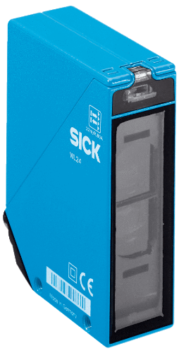 Изображение Fotoandur Refl. W24, Sn..15m, PNP, Light/Dark, On/Off viide 0.5..10s, IP67, M16, SICK 