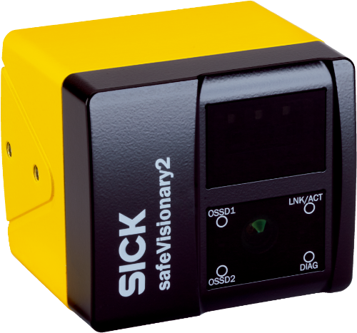 Изображение Kaamera 3D SafeVisionary2, Ethernet, Sn=2(4)m, M12 8-pin, Type2 PLc , SICK 