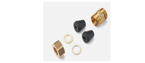 Изображение Küttekaabli läbiviik torusse 3/4``,  koonus 4.6x6.8mm + 5.2x10.7mm, FLXHEAT 