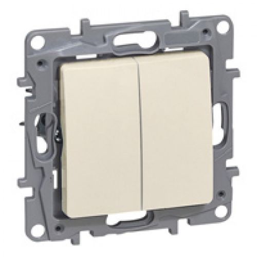 Изображение Grupilüliti klahviga, 10A 230V beež, vedrukl. süv. IP20, NILOE, LEGRAND  