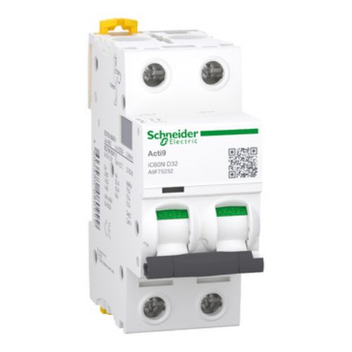 Изображение Moodulkaitselüliti iC60N 2P, 32A, D, 6kA, Schneider 