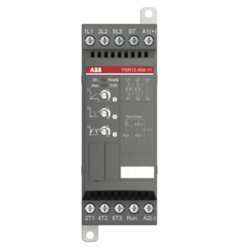 Изображение Sujuvkäiviti ABB PSR 400V 6A 3kW 208-600VAC, relee, ilma mootorikaitseta, 140x45x114 