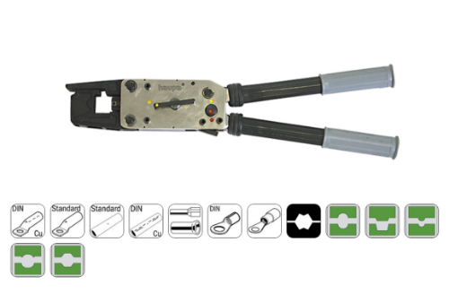 Изображение Hülsi-kingapresstangid 6-120mm2 vahetatavad matriitsid (matriitsideta)HAUPA  