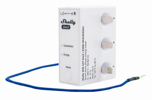 Изображение Wi-Fi energiamõõtja 63A (3P / 3x1P)  , Wi-Fi, LAN, BT, Shelly 