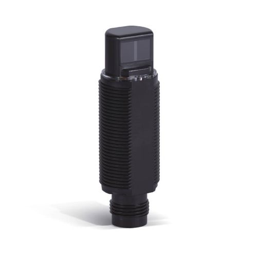 Изображение Fotoandur Objektilt M18, 90°, plast, Sn300mm, PNP, IP67, pistik M12 4-pin, Omron 