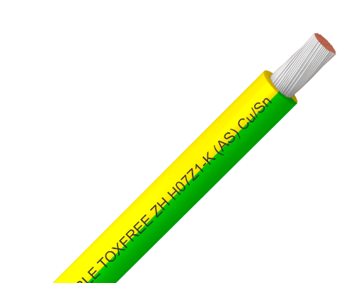 Изображение Juhe TOXFREE ZH H07Z1-K 25mm2, HF B2ca, 450/750V, 70ºC, ko/ro