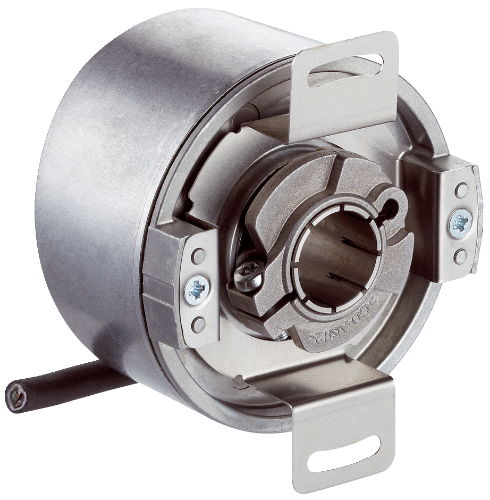 Изображение Inkr.enkooder, HTL/Push pull, ø60mm võll ø10mm,10-32VDC 2048imp/pööre, 90° kaabel 8-juhe 1.5m, SICK