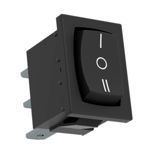 Изображение Lüliti USS-03, 1-0-2, 1NO, 10A 250VAC, korpus USS-ZM-le, Elko 