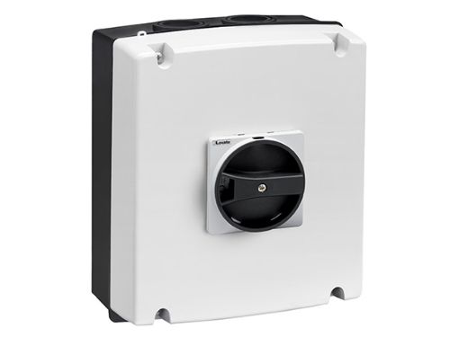 Изображение Karp turvalülitile 63-100A, IP65, GA063-100A jaoks, avad (pikk.k) 4xPG29/M32 või PG16/M25, Lovato 