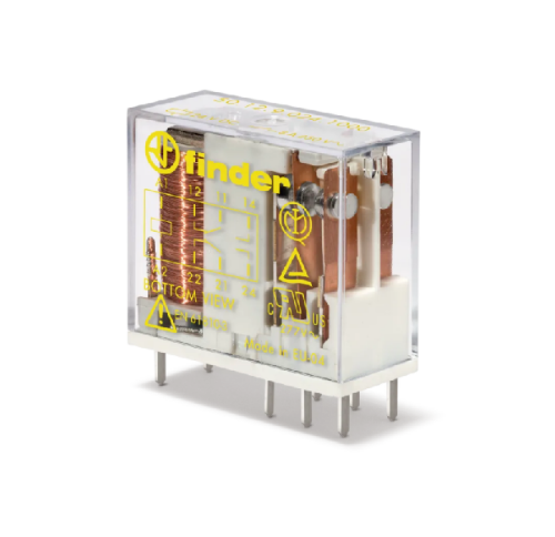 Picture of Turvarelee 50.12, 2CO, 8A, 24VDC (29.3mA), pesa 95 seeria, Finder 