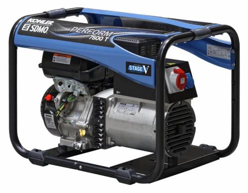 Picture of Elektri generaator Perform 7500 T C5, 3F 6,5kW, 1x230V 10/16A, 1x400V 16A SDMO 