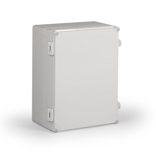 Picture of Polükarbonaatkarp CUBO W 400x300x187mm, IP66/67, halli kaanega, uks hingedel, Ensto 