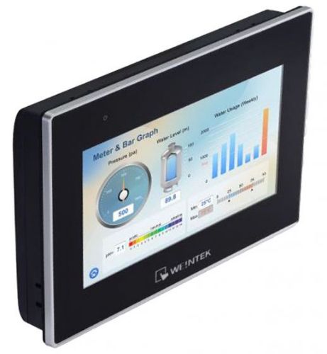 Picture of Weintek HMI 7 TFT 1024x600px 16.7M, RISC1.5Ghz USB RS232 RS484 CANBus 2Eth MPI IPS OPC-UA 