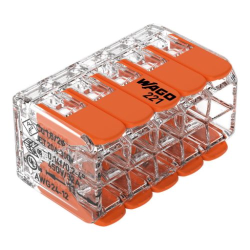Picture of Ühendusklemm WAGO 10x0.2-4.0 mm² avatav, peen.-, jämekiud ja plank juhtmele Cu 